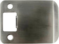 Round Corner Extended Lip Strike Plate, 2-1/4" x 2-1/2", Antique Nickel by StoneHarborHardware