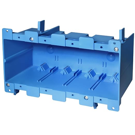 4 Gang Old Work Electrical Box, 71 Cu.in.Switch/Outlet Box, 1 Pack | Features by XGGYA