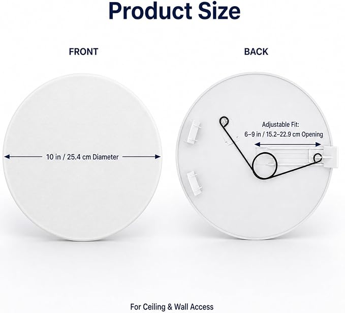 10" Round Spring Loaded Access Panel - Image 2