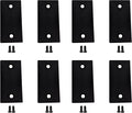 Stainless Steel Door Strike Filler Plate, 2-1/4" x 1-1/8", Matte Black by QCAAHardware