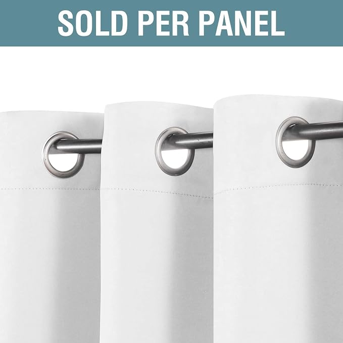 H.VERSAILTEX Pure White Curtain - Image 2