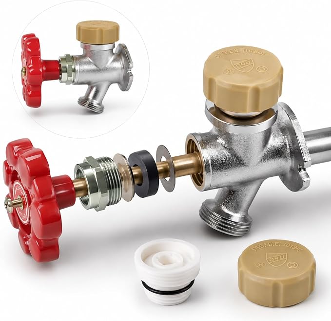Hose Bib Spigot Repair Kit for Anti-Siphon Frost-Free Sillcock Valves | by Lifeneedssparkstofly