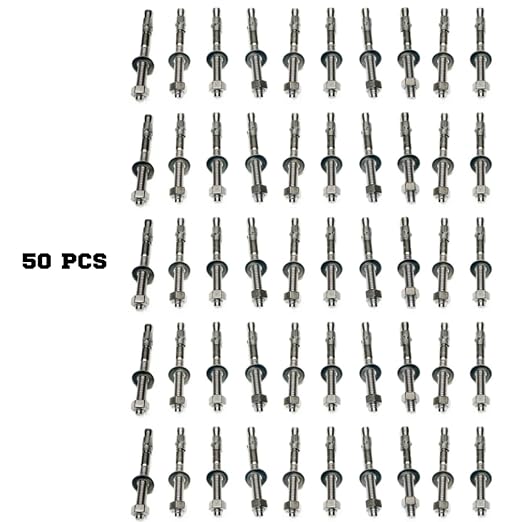Mighty Fasteners Wedge Anchors – Heavy-Duty 304 Stainless Steel Expansion Bolts - Image 3