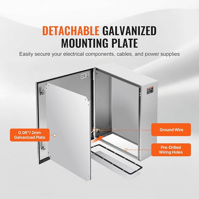 Steel Electrical Box, 304 Stainless Steel Electrical Enclosure Box, - Image 5