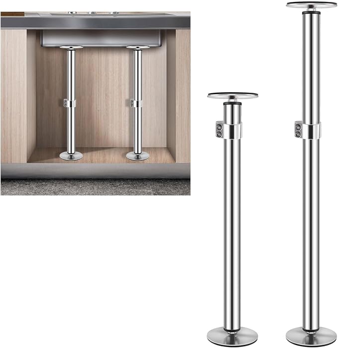 Undermount Sink Brackets, Stainless Steel Undermount Sink Support Brackets by Liamoy
