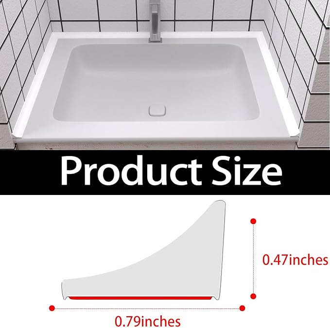 Raycity Silicone Shower Threshold Water Dam Barrier, 67 Inch, Shower Water - Image 2