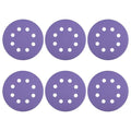 HARFINGTON 25Pcs 5Inch Sanding Disc 8 Hole 2000Grit Purple Aluminum Oxide | by HARFINGTON