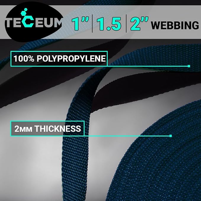 Webbing Strap, 3/4" to 2", 10-50 Yds, EDC gear, backpack repair and pet dog - Image 2