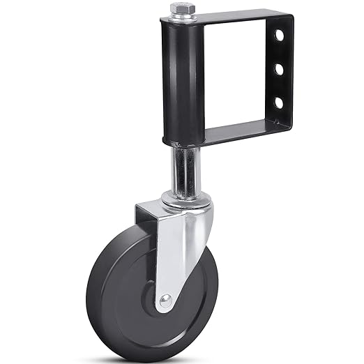 Ronlap Gate Caster Wheels for Wooden Gate Spring Loaded, 250 Lbs, 5 Inches | - Image 7