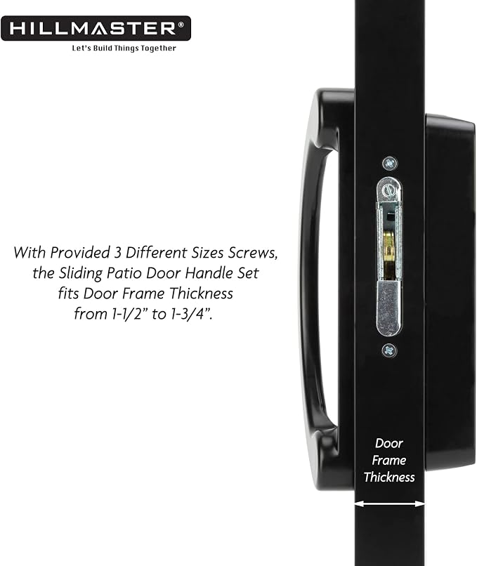 HILLMASTER Patio Door Handle Set - Image 4