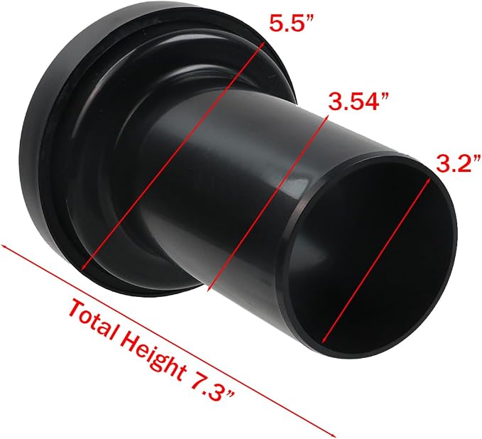 Toilet Drain Pipe Adapter, For Bathroom Toilet Installation, Straight Pipe - Image 2