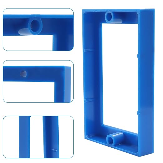 3 Pack 1/2 Inch Single Gang Receptacle Outlet Extender, Junction Box Extension - Image 4