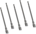 5pcs 10mm Nut Setter Driver Drill Bit, 100mm Length | Quick-Change, Impact Nut by FOCMKEAS