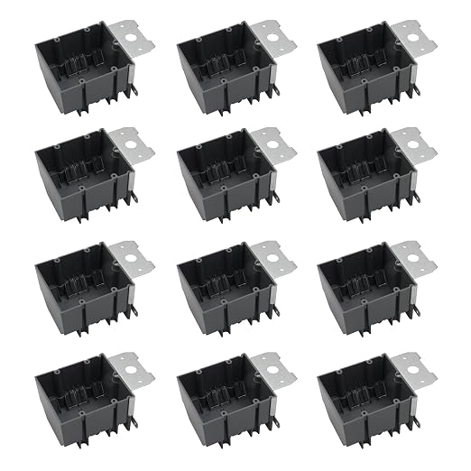 2-Gang Adjustable PVC Electrical Box, ETL Listed by YQSIYU
