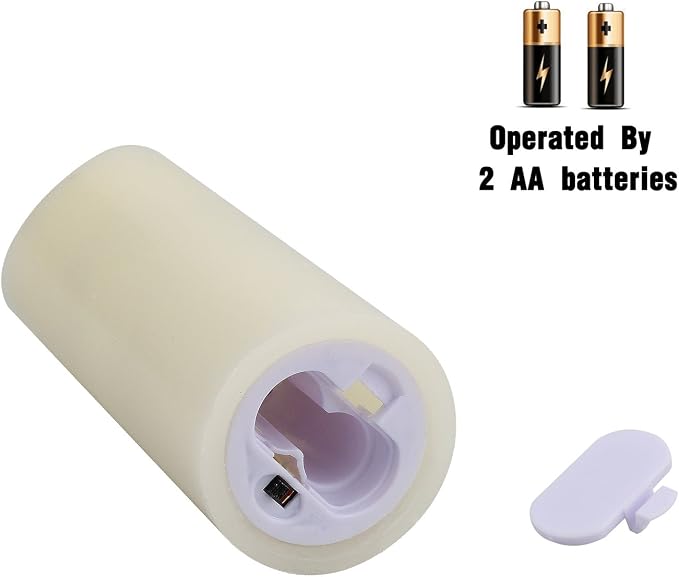 Flameless Candles Battery Operated Candles Real Wax Pillar LED Candles - Image 7