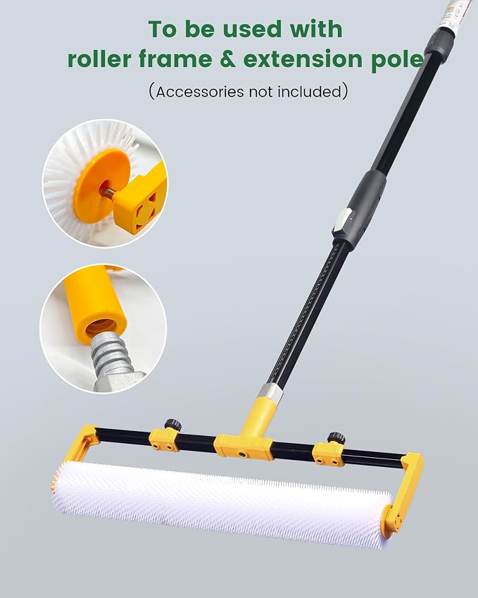 VOOMEY 18 Inch Spiked Roller for Epoxy Floor & Self Leveling Cement | Large - Image 6
