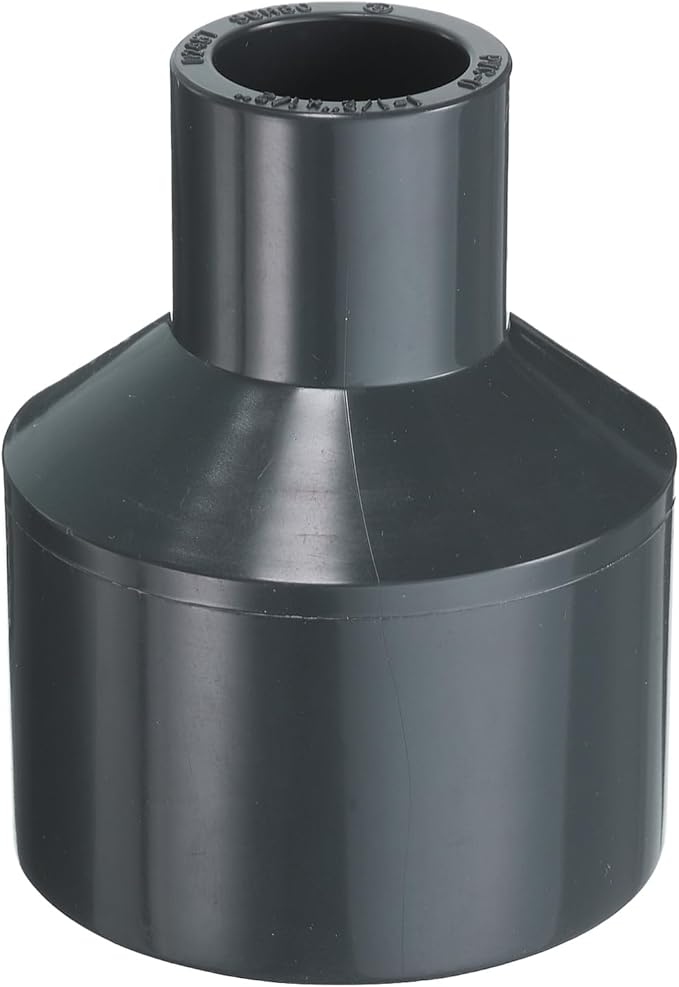 HARFINGTON PVC Reducing Coupling 1-1/2 x 1/2" Increaser/Reducer Coupling Pipe by HARFINGTON