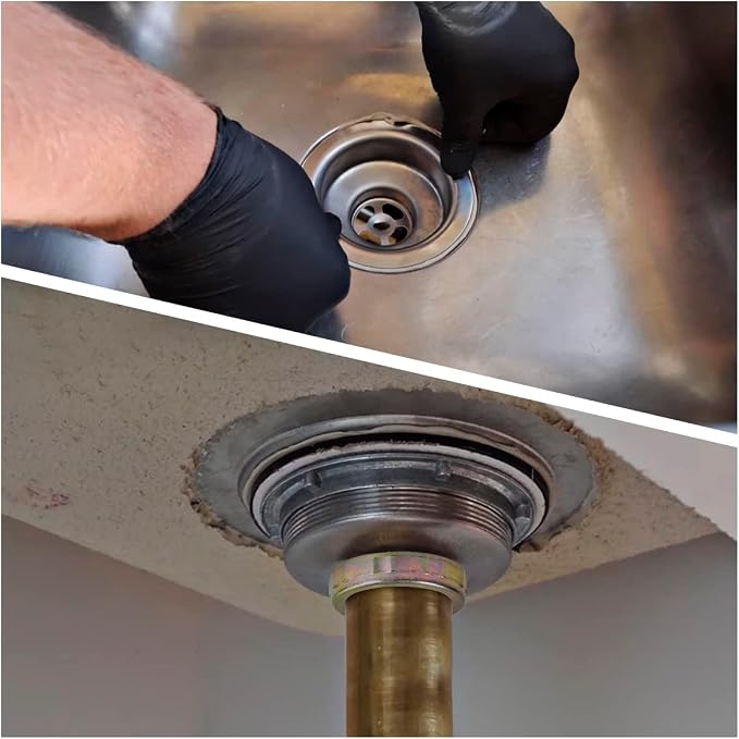 Highcraft 9733-2 Kitchen Sink Stainless Steel Drain Assembly - Image 2