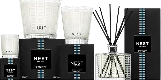 NEST New York Scented Classic Candle, Ocean Mist & Sea Salt - Image 7