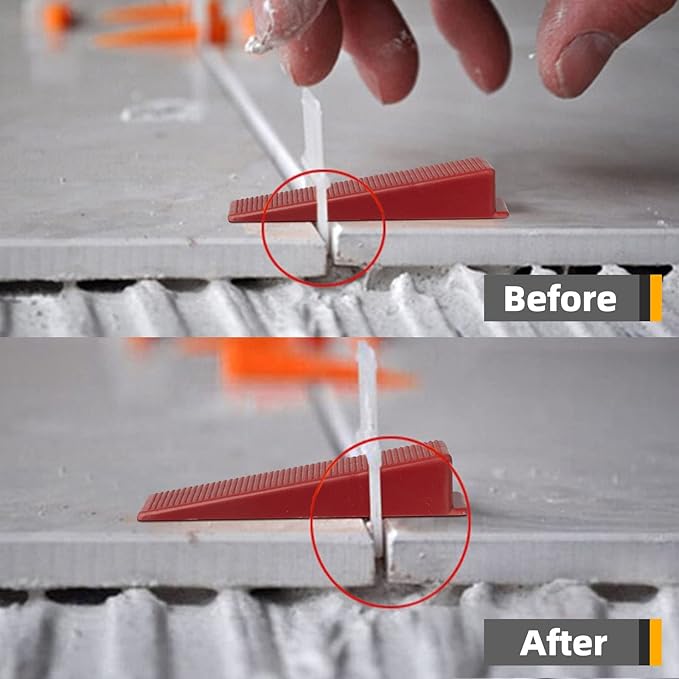 Tile Leveling System 400-Piece Tile Leveling Spacer Clips and 100-Piece - Image 3