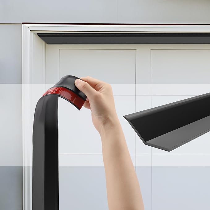 Garage Door Seal Top and Sides - 40 Ft Garage Door Weather Stripping Side Seal by alophoty