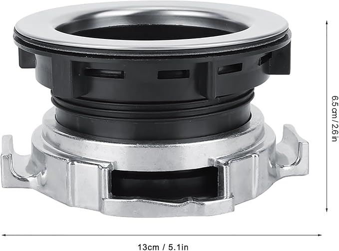 Garbage Disposal Flange Kit, 5.1 x 2.6in Garbage Disposal Drain Kit, Stainless - Image 2