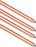 8ft Ground Rod - UL Listed 5/8'' Bonded Electrical Copper Grounding Bar by GOUNENGNAIL