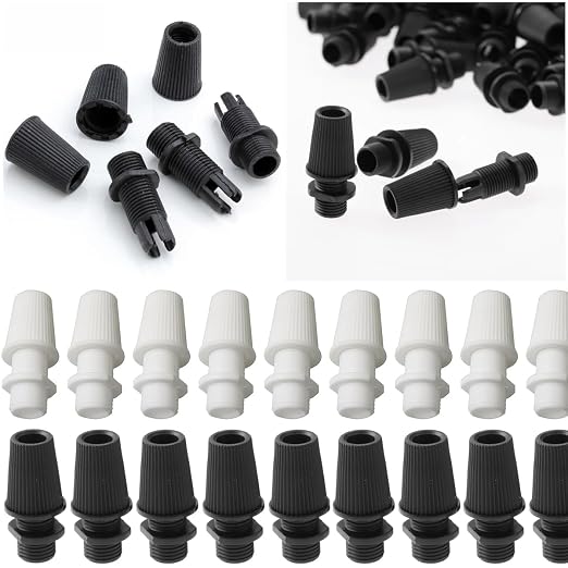 50 Pack Light Socket Grip Strain Relief M10 Screw Coupler Sleeve Connector - Image 2