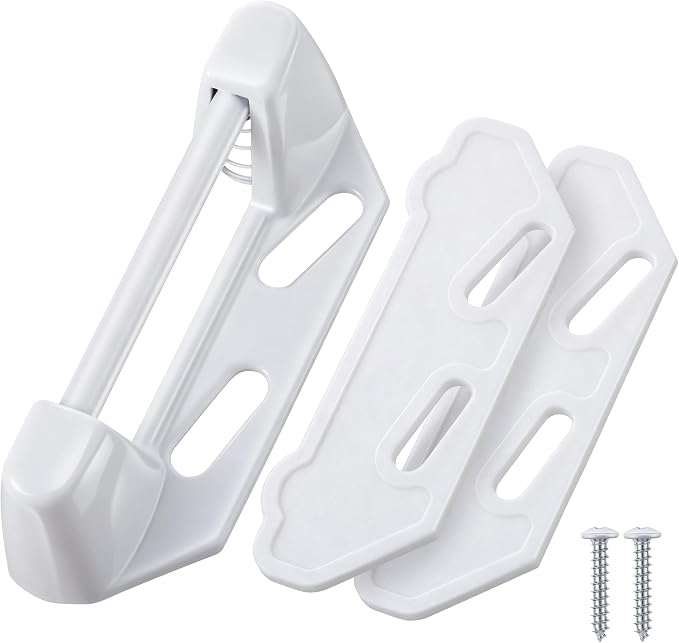 Enhon 1 Pack Screen Door Spring Strike Plate | Spring Loaded Screen and Storm by Clickhere
