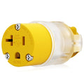 ELEGRP Lighted 20 Amp 125 Volt NEMA 5-20R 2 Pole 3 Wire Grounding Straight by ELEGRP%7CELEGROUP