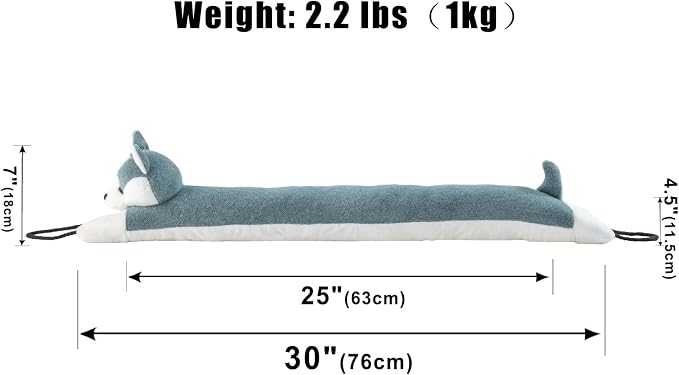 Under Door Draft Stopper Decorative Wind Stopper 30 inch - Image 2