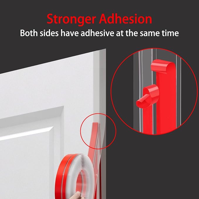 T-Shaped Door Draft Stopper，Silicone Weather Stripping Seal - Image 3