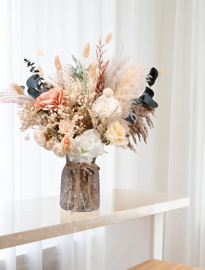 Luxury Floral Arrangement with Vase - Image 9