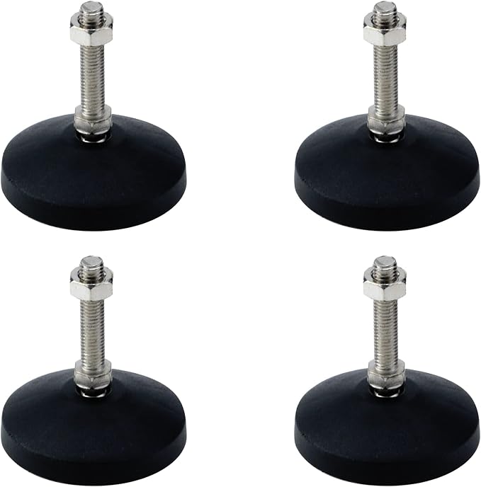 Antrader 4Pcs M10 x 2" Adjustable Swivel Leg Levelers by Antrader