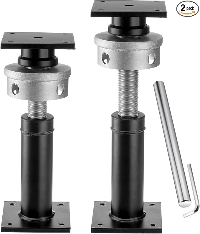 Screw Jacks Post Home Leveling, 9.5-15" House Floor Jacks, 046LBS | Heavy-Duty by TRUCFUSION
