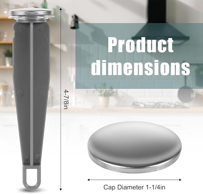 2pcs Sink Drain Parts, Lavatory Pop Up Center Piece Assembly - Image 3