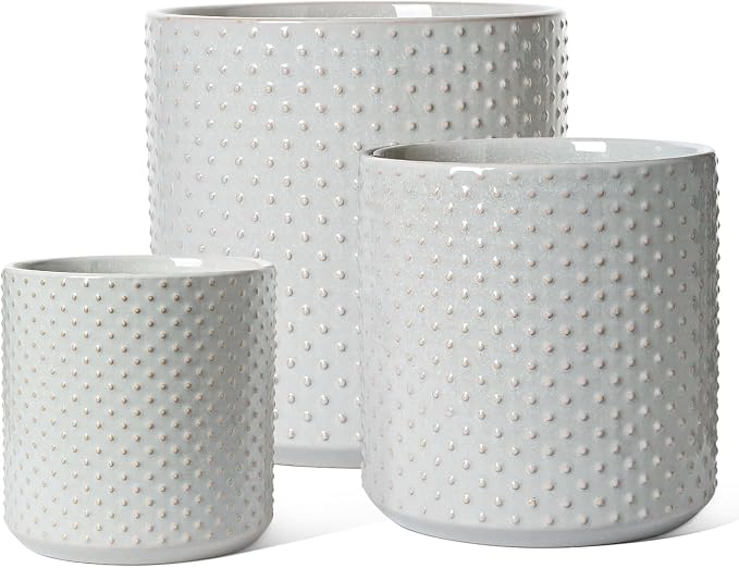 LE TAUCI 10+8+6 Inch Ceramic Pots by LETAUCI