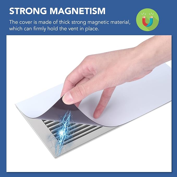 DIYMAG Magnetic Vent Covers-5.5" x 12", 4 Pack Vents Cover - Image 3