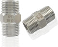 1/2" Male x 1/2" Male NPT Hex Nipple Pipe Fittings | 304 Stainless Steel by Unknown