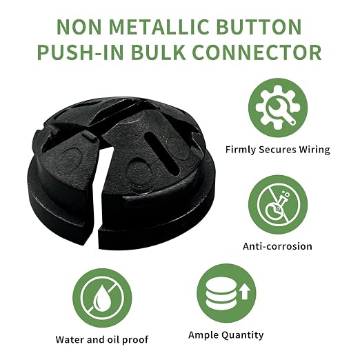 Electrical Box Knockout Plugs Junction Box Adapter Clap Connectors Non-metallic - Image 4