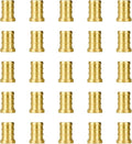 25-Pack 1/2" PEX Plug End Cap, PEX Fittings 1/2 Inch, Brass | Crimp Pipe Fitting by SUNGATOR