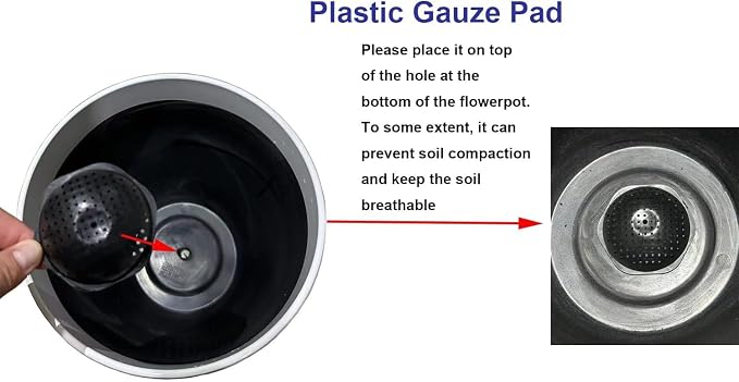 24/21/11 Inch Tall Planter Pots Garden Plastic Planters - Image 5