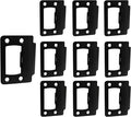 Solid Brass Universal Type Restorer Lock Strike Plate, 2-1/4" x 1-3/4" by QCAAHardware