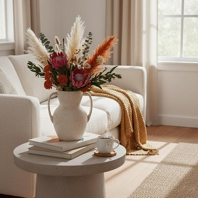 Emotionally Grounded Vase, Vaseking Large Ceramic Rustic Vase - Image 9