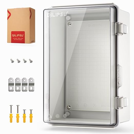 QILIPSU UL94-V0 Outdoor WiFi Enclosure Waterproof Router Junction Box, by QILIPSU