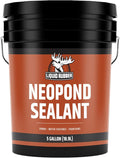 Liquid Rubber NeoPond Waterproof Pond Sealant, Fish/Plant Safe, 5 Gallon | by LiquidRubber