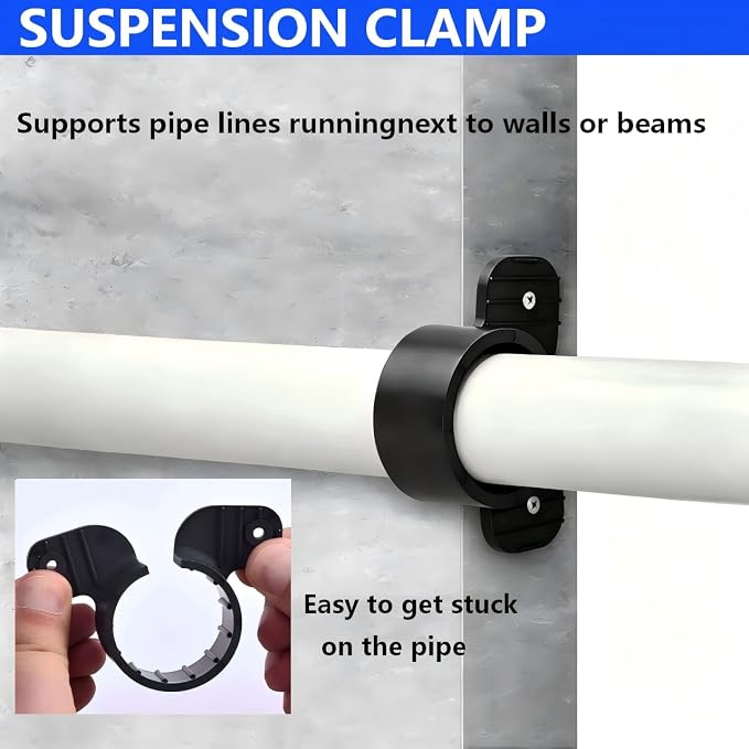 LAZIRO 1 Inch Pex Suspension Pipe Clamps, Tubing Supports - Image 4