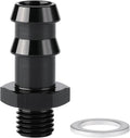 M12x1.5 Male Metric to 1/2 Barb Fuel Pump Outlet Adapter Fitting Aluminum Black by Podavelle