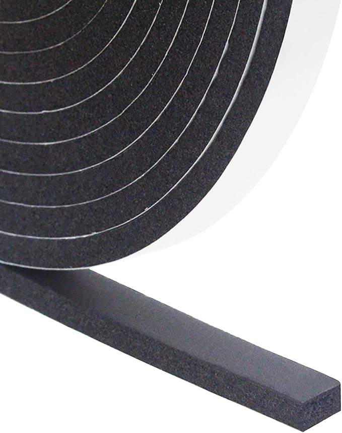 DGSL Foam Weather Stripping, 1/2" x1/4", 10Ft Door Window Seal Tape | Self by DGSL