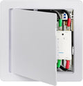 8"x8" Plastic Access Panel, Drywall Ceiling Access Door White by Donext